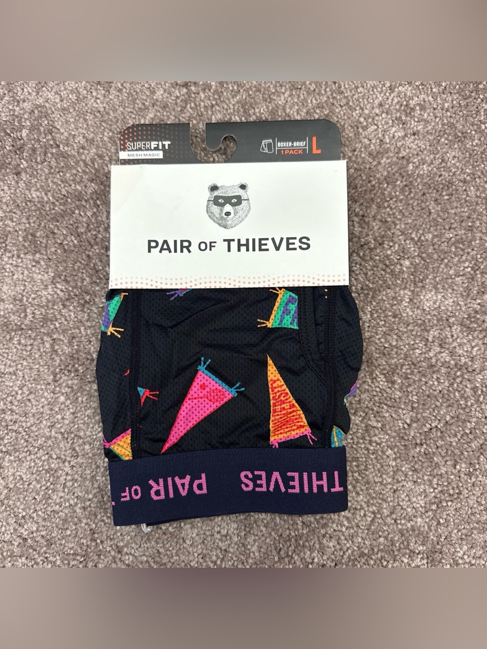Pair of Thieves Super-fit Mesh Magic NWT Boxer Brief 1 pack L✨